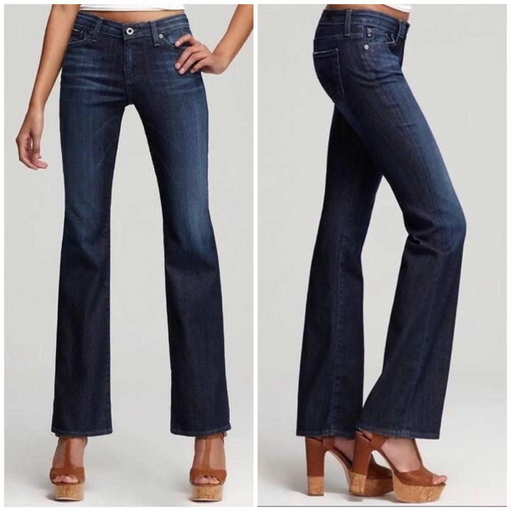 AG Jeans Jessie Curvy Boot Fit Dark Washed Jeans